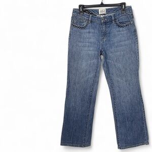 White House Black Market Blue Straight Leg Jeans